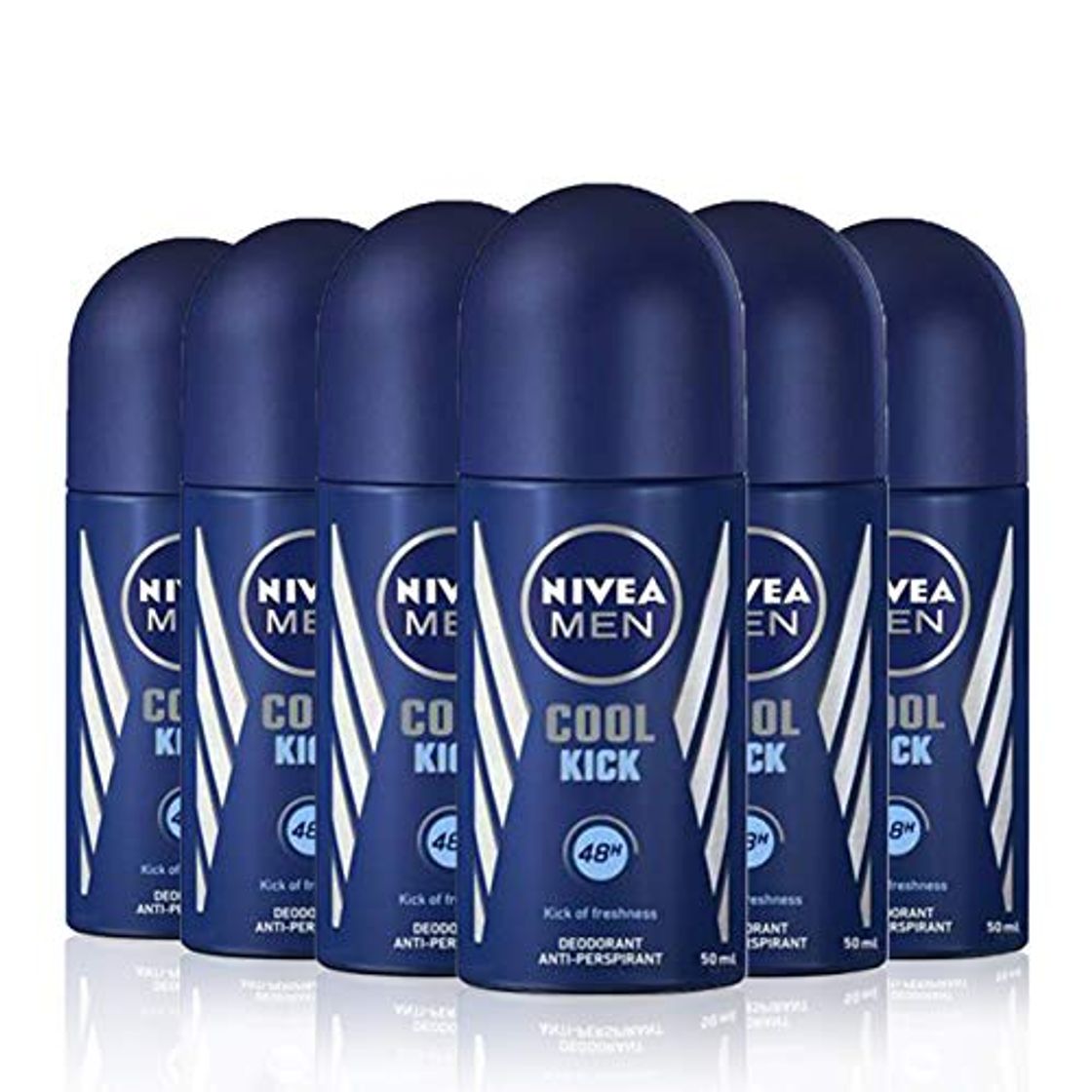 Place NIVEA MEN Cool Kick Roll-on en pack de 6