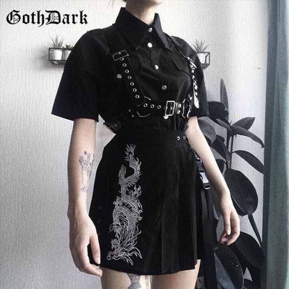 Social saia estilo punk 
