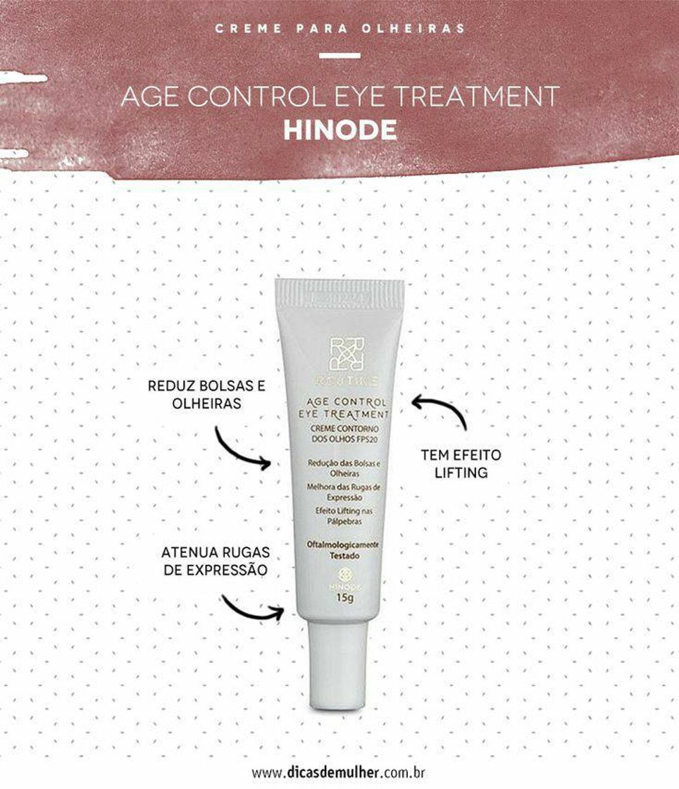 Productos Age control e eye treatment 👁 Hinode 