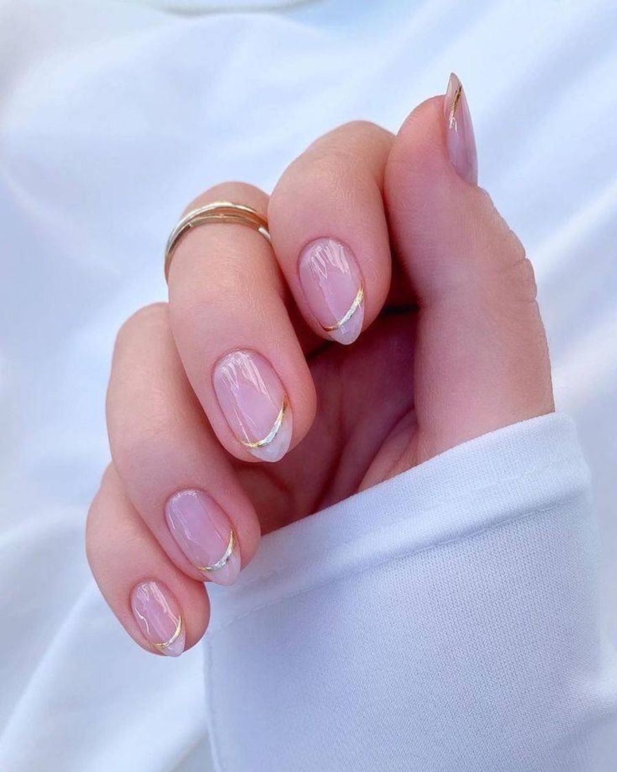 Moda Unhas , francezinhas delicadas 