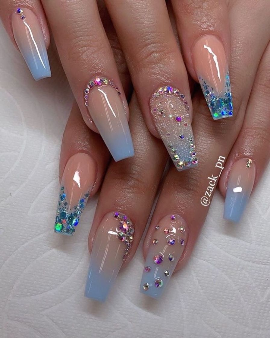 Fashion Summer acrylic nail design