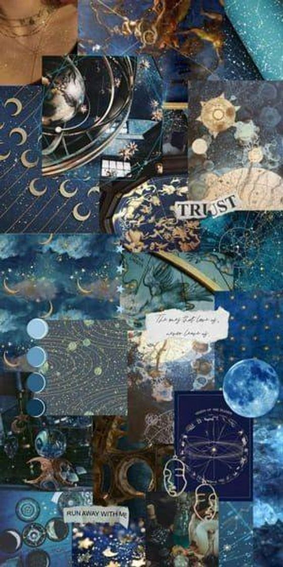 Fashion Wallpaper collage of moon🌙