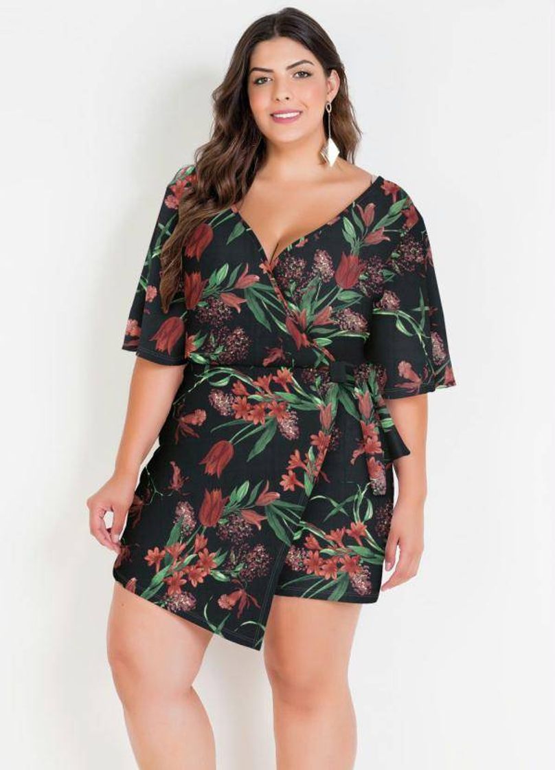 Macaquinho Plus Size