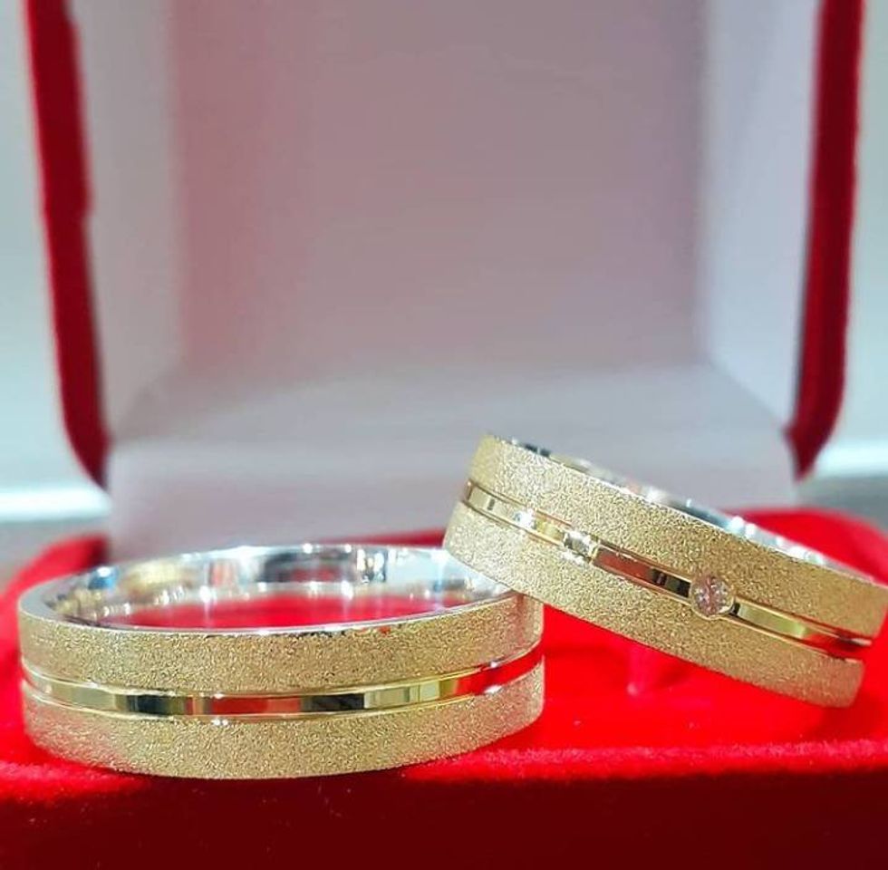 Producto Aliança com ouro 18k