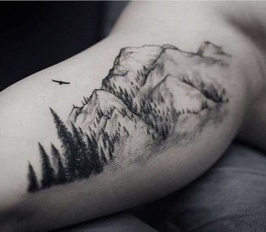 Tattoo de paisagem ✍️💪