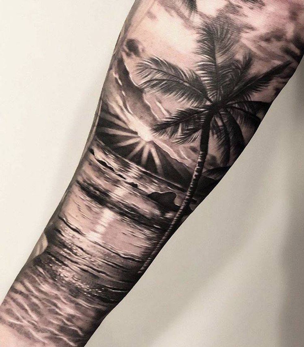 Fashion Tatuagem de paisagem ✍️💪