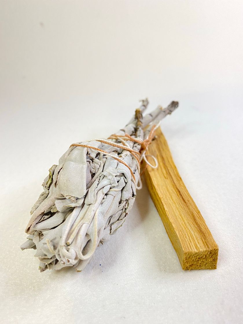 Producto Sahumerio Salvia Blanca y Palo Santo