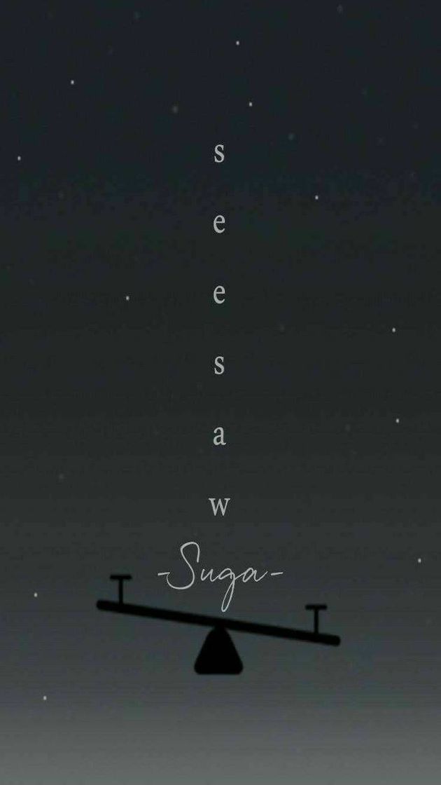 Fashion Seesaw- Suga