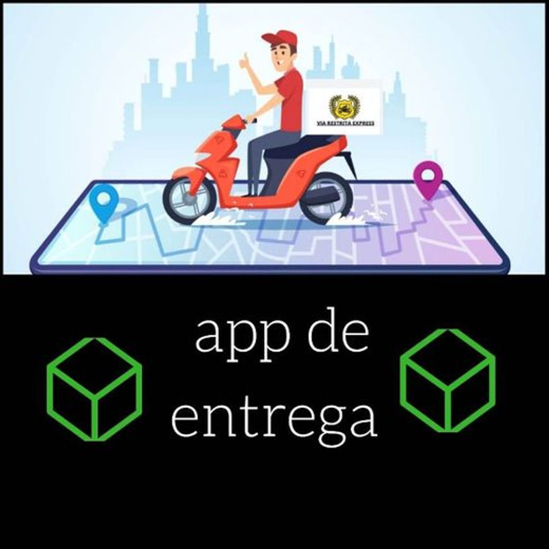 Moda App de entrega via moto frete em São Paulo 