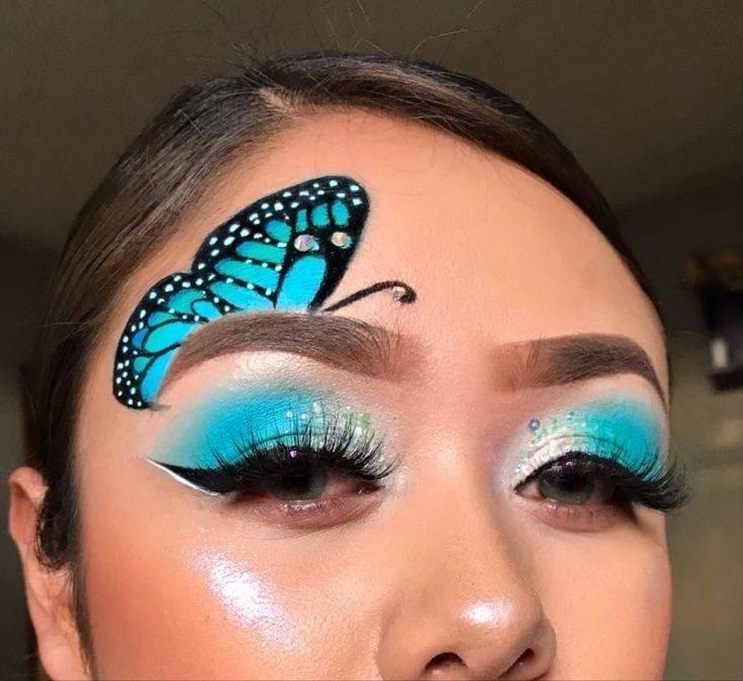 Moda Olho decoração buteffly 🦋