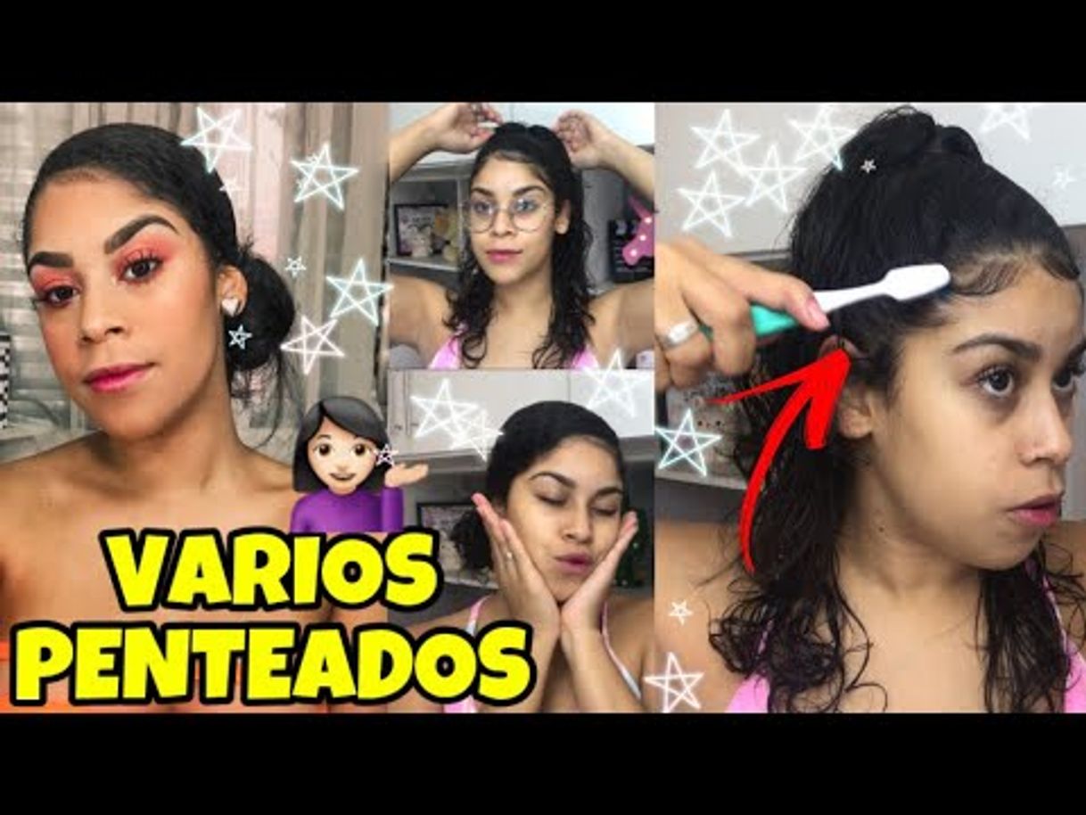 Moda Penteados feito pela Brubs Telles na transição capilar 