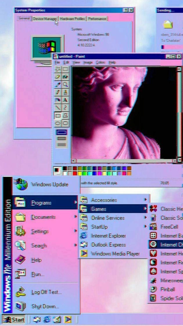 Fashion vaporwave