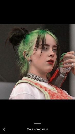 Billie e seu cabelo 💚