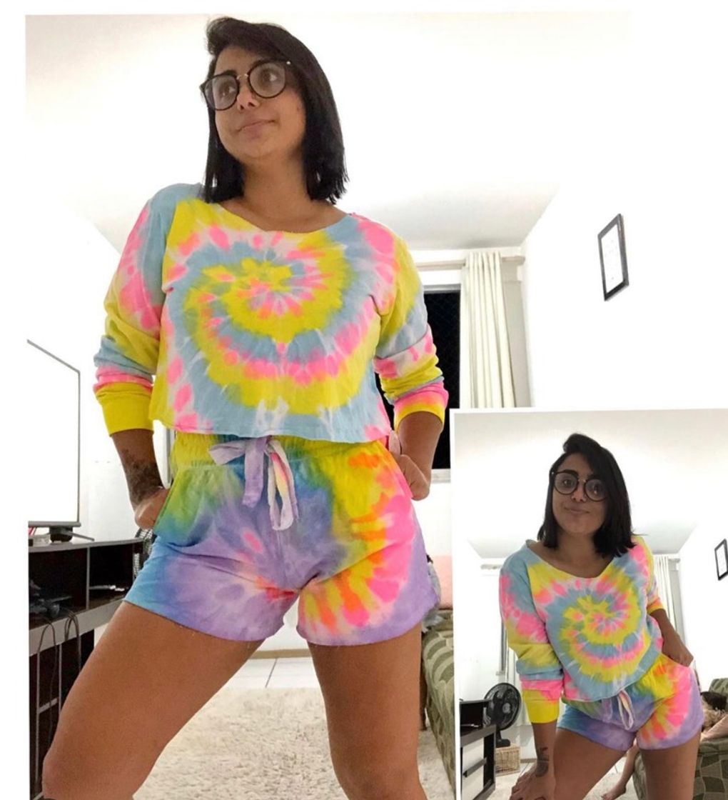 Products Trajes de chándal de 2 Piezas para Mujer Trajes de Tie Dye