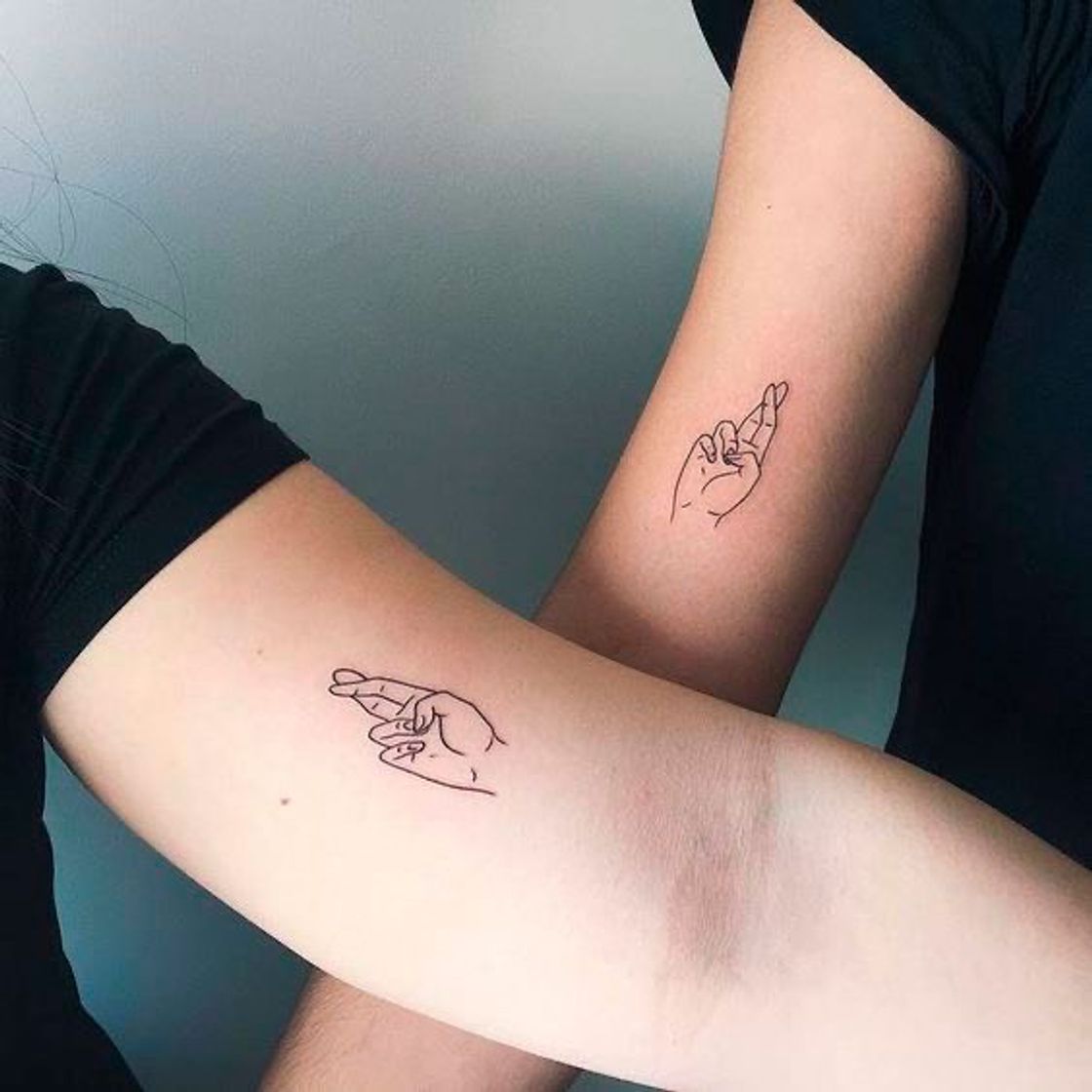 Moda Tatuagem melhores amigas 🤞🏻