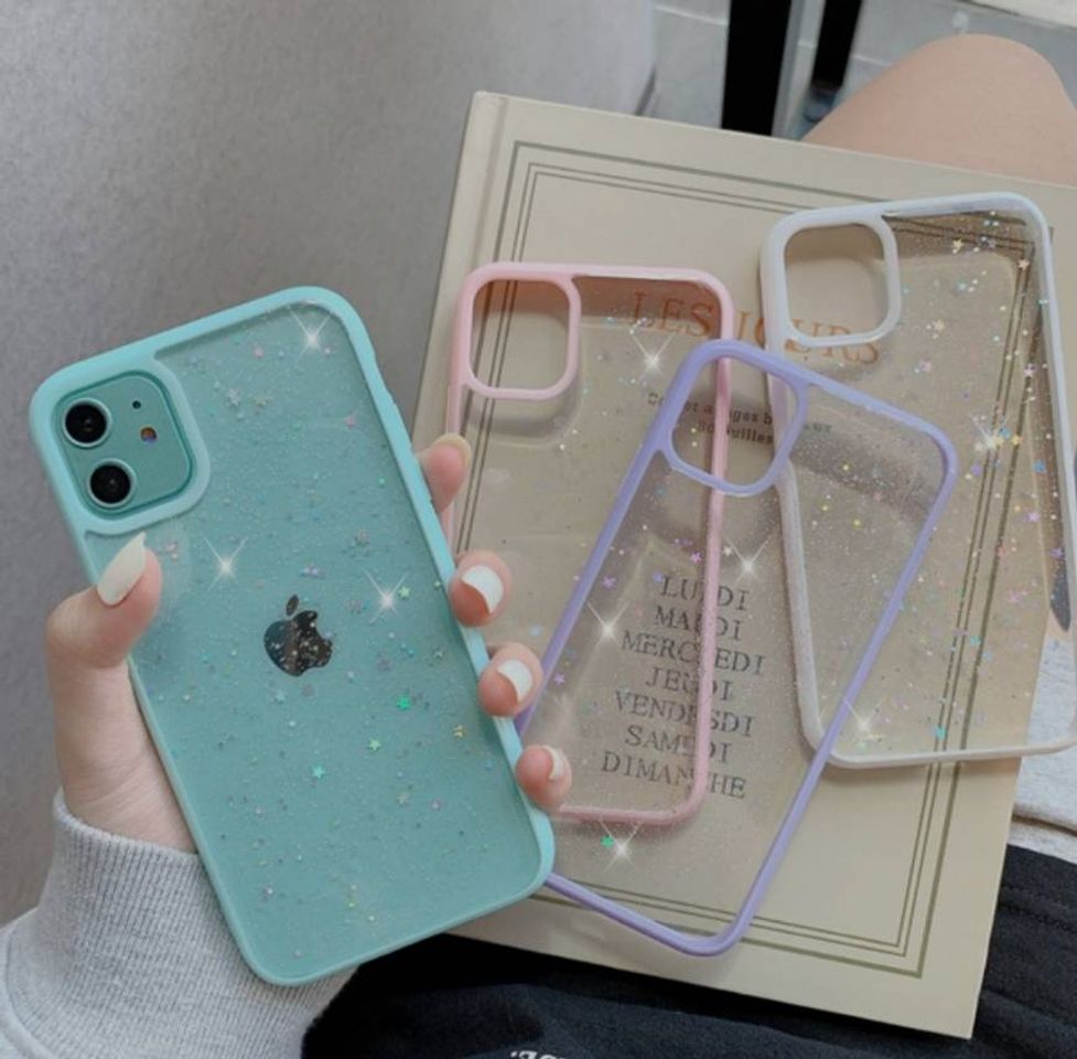 Producto Capinha Transparente glitter iPhone