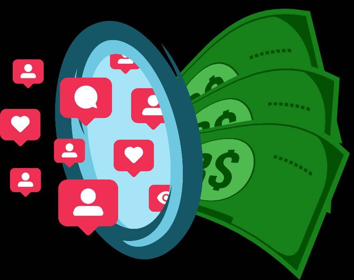 Social Ganhei dinheiro no Instagram