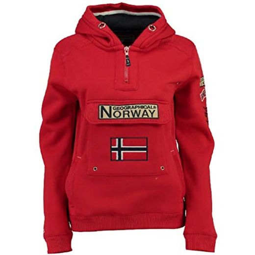 Geographical Norway Sudadera DE Hombre GYMCLASS Rojo XL