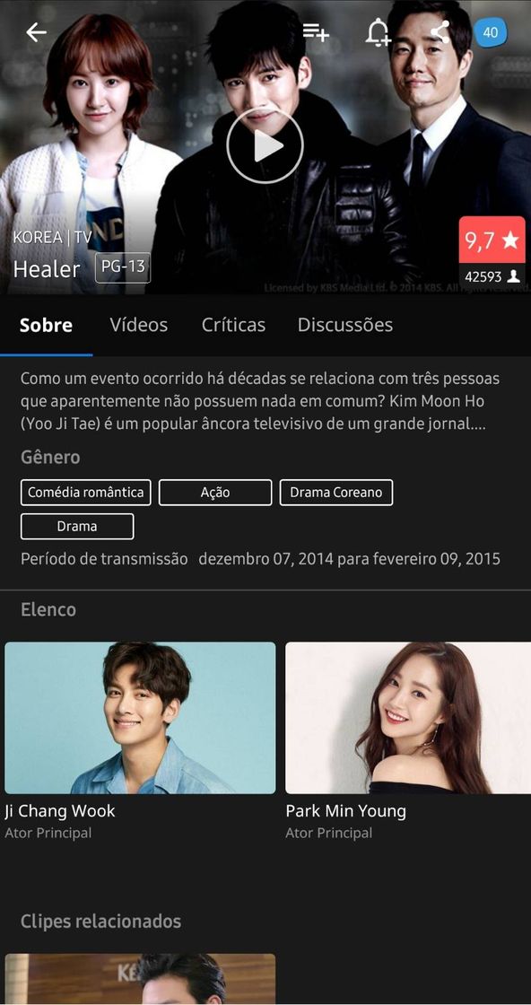 Serie Healer