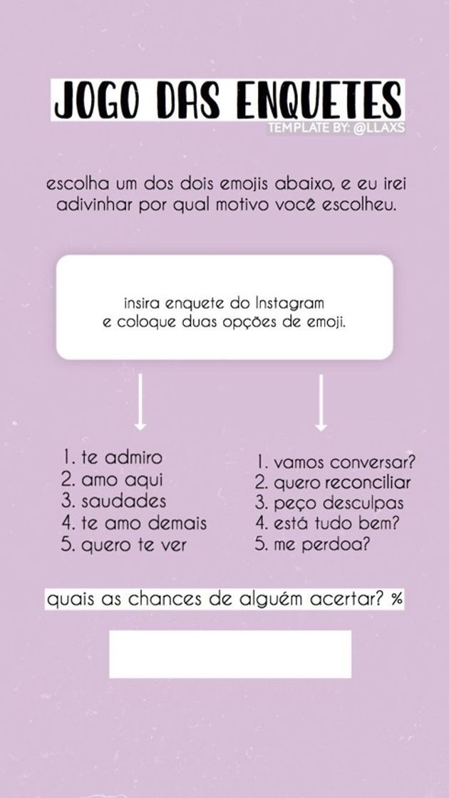 Social Brincadeira para Instagram 