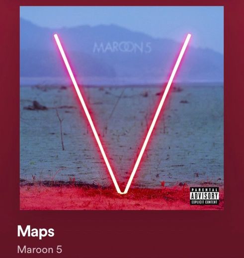 Maps-Maroon 5