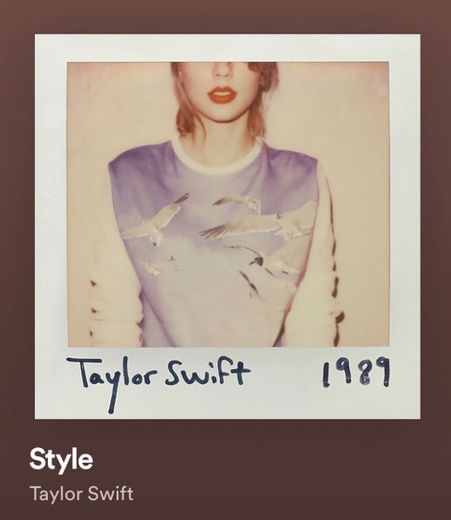 Style- Taylor Swift 