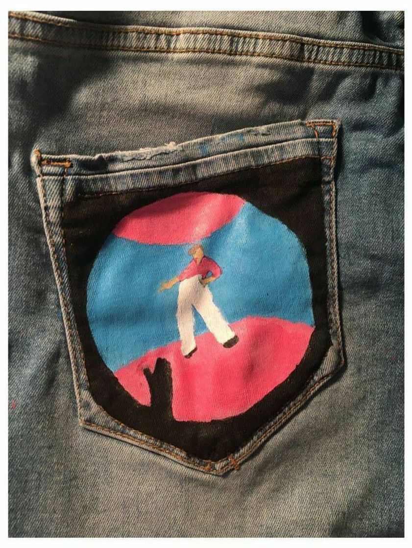 Fashion painted jeans hs