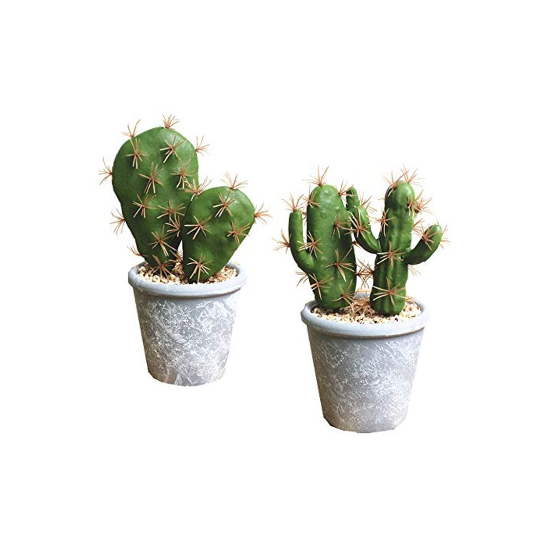 Productos Fycooler Plantas suculentas artificiales en macetas Cactus falso Suculentas falsas decorativas Cactus falso Cactus con roca y arena Falso Cactus Artificial Para decoraciones de decoración del hogar