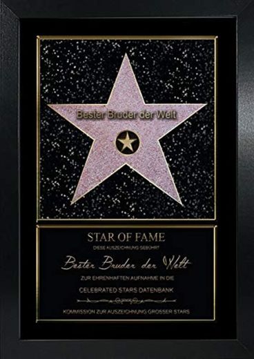 Hollywood - Estrella de Hollywood con el estilo Walk of Fame -