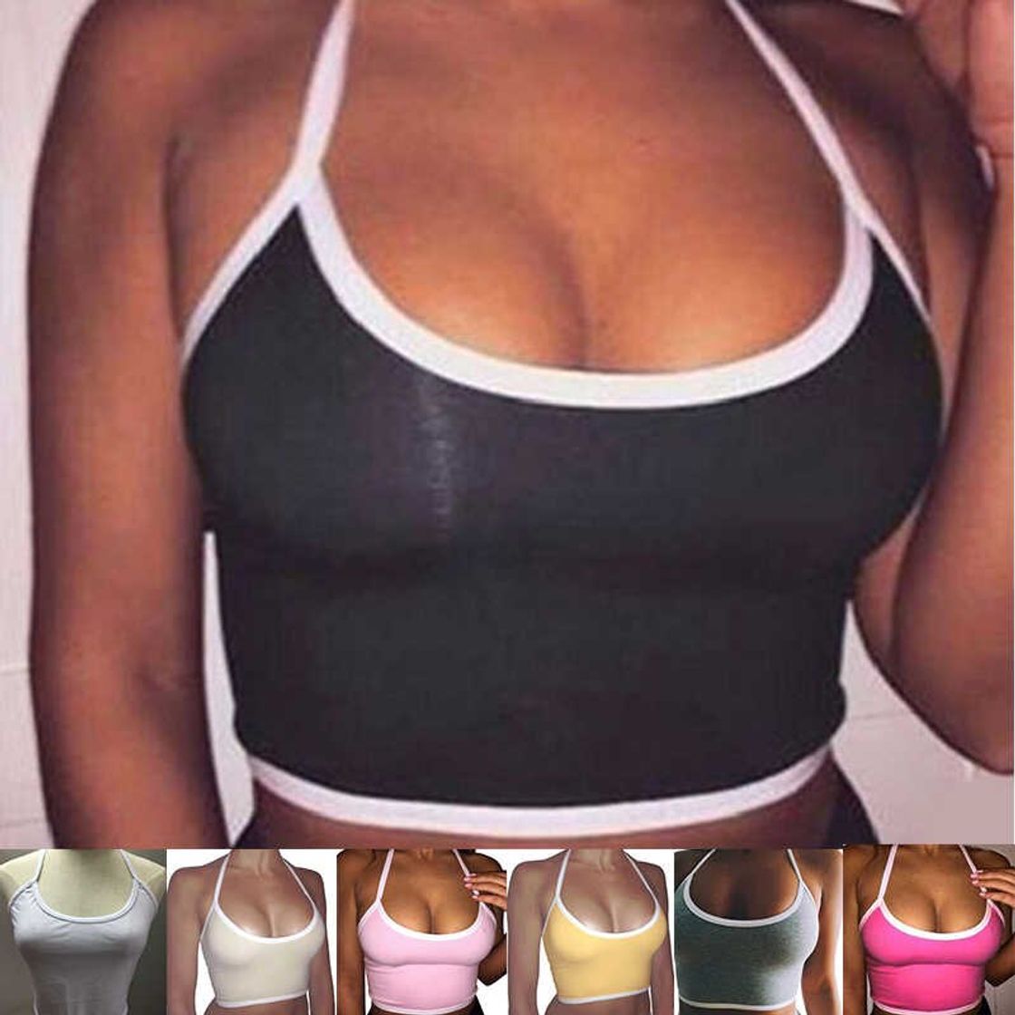 Social Camisetas sin Manga de Mujer,Mujeres Sexy Verano Deporte Sujetadors Tops de Cortos