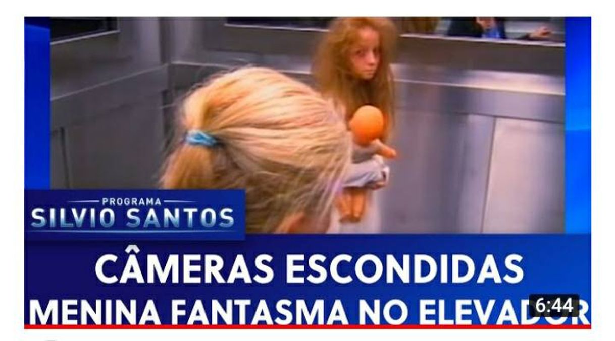 Fashion Câmera escondida-Menina fantasma no elevador 