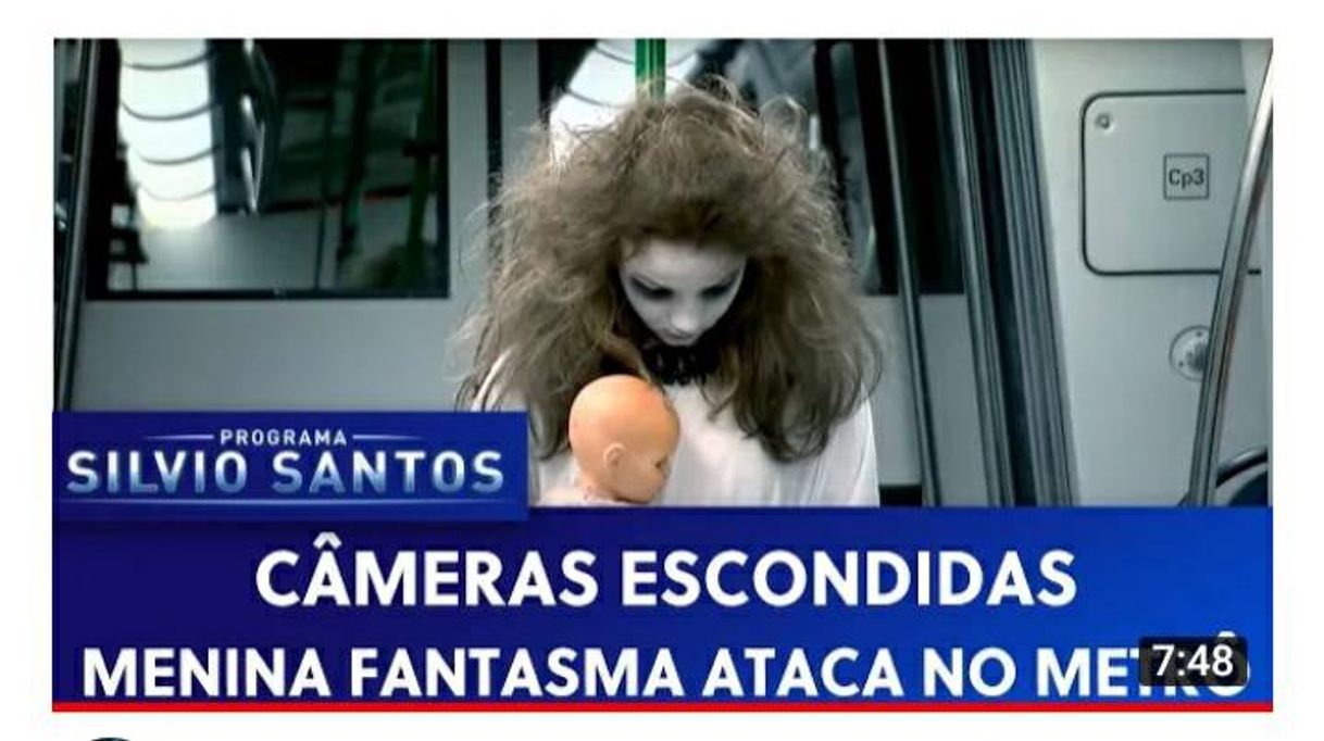 Fashion Câmera escondida Menina Fantasma