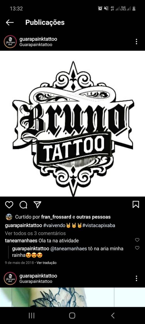 Moda Estúdio guarapainktatoo ... estúdio de tatuagem em guarapari