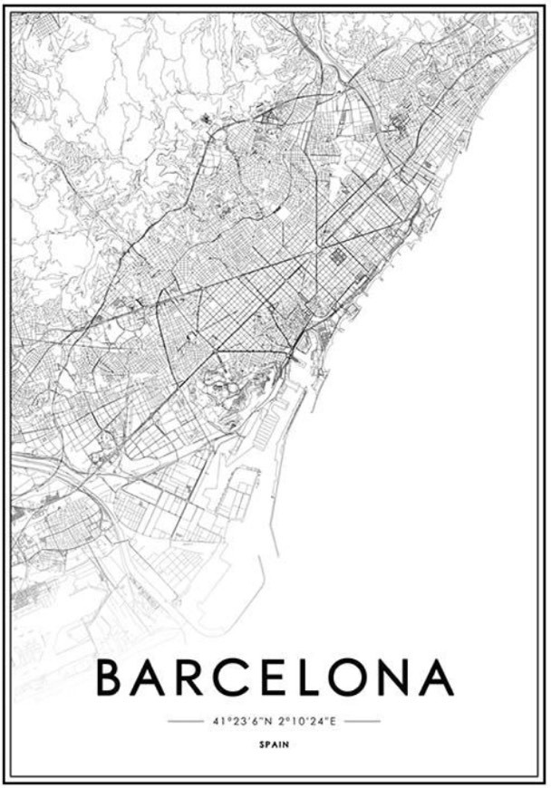 Product Mapa Ciudad Barcelona