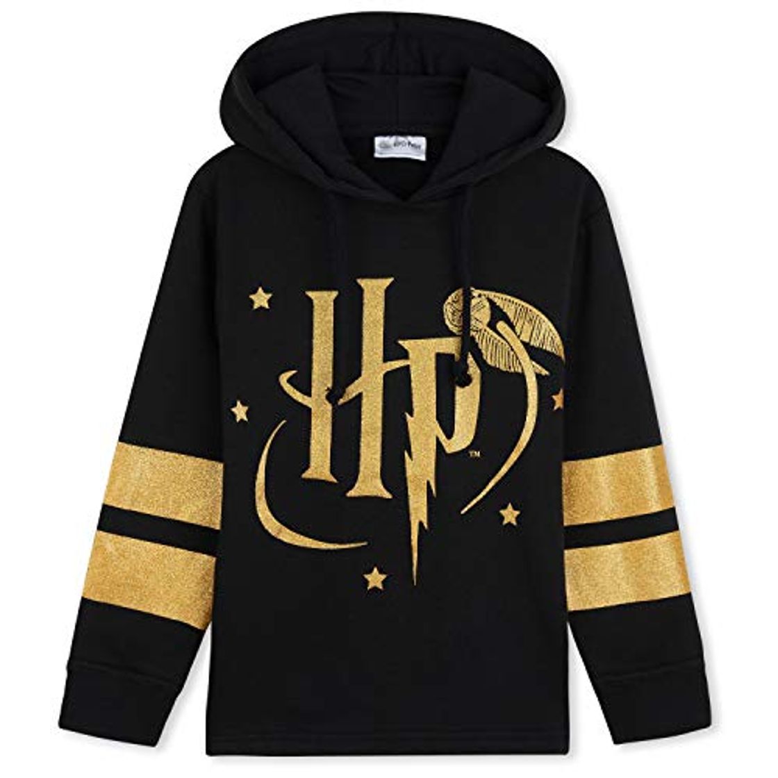 Fashion HARRY POTTER Sudadera Niña, Ropa para Niña de Algodon 100%, Sudadera Negra