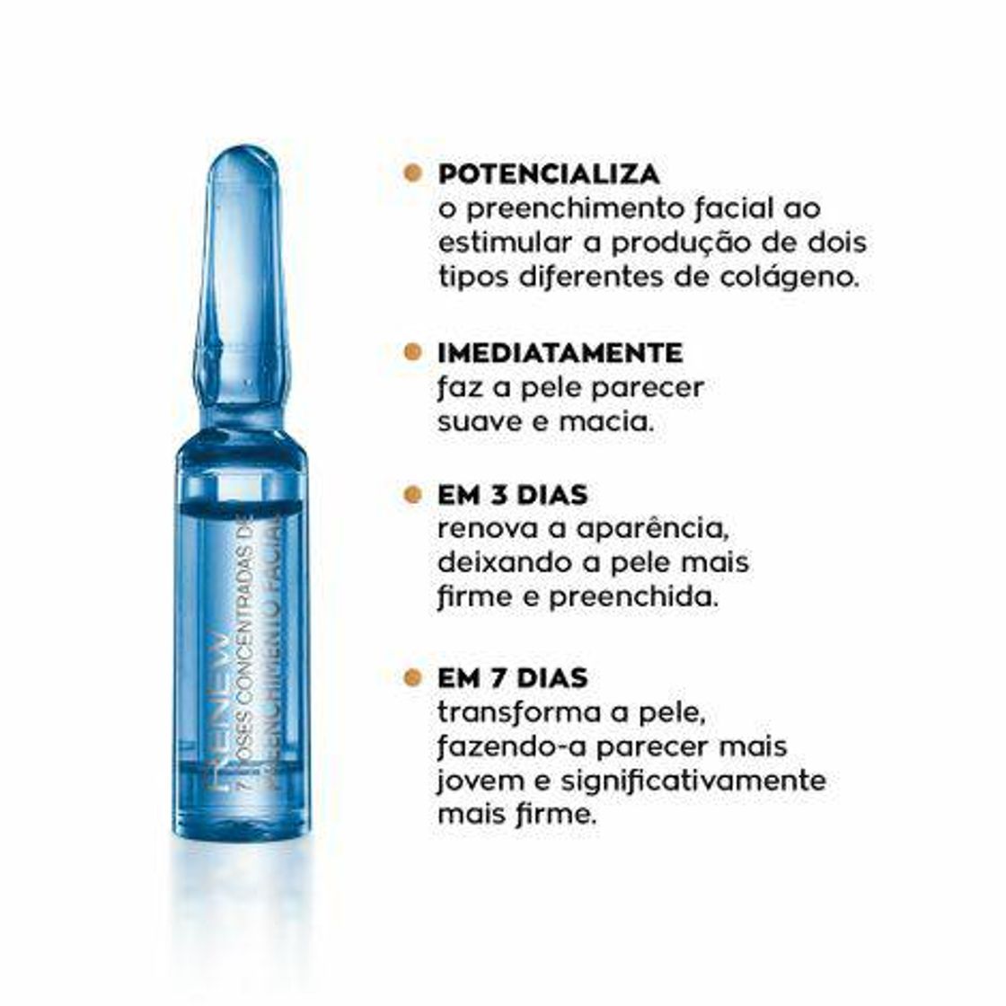 Moda Doses Concentradas de Preenchimento Facial Protinol - 7x1,3m