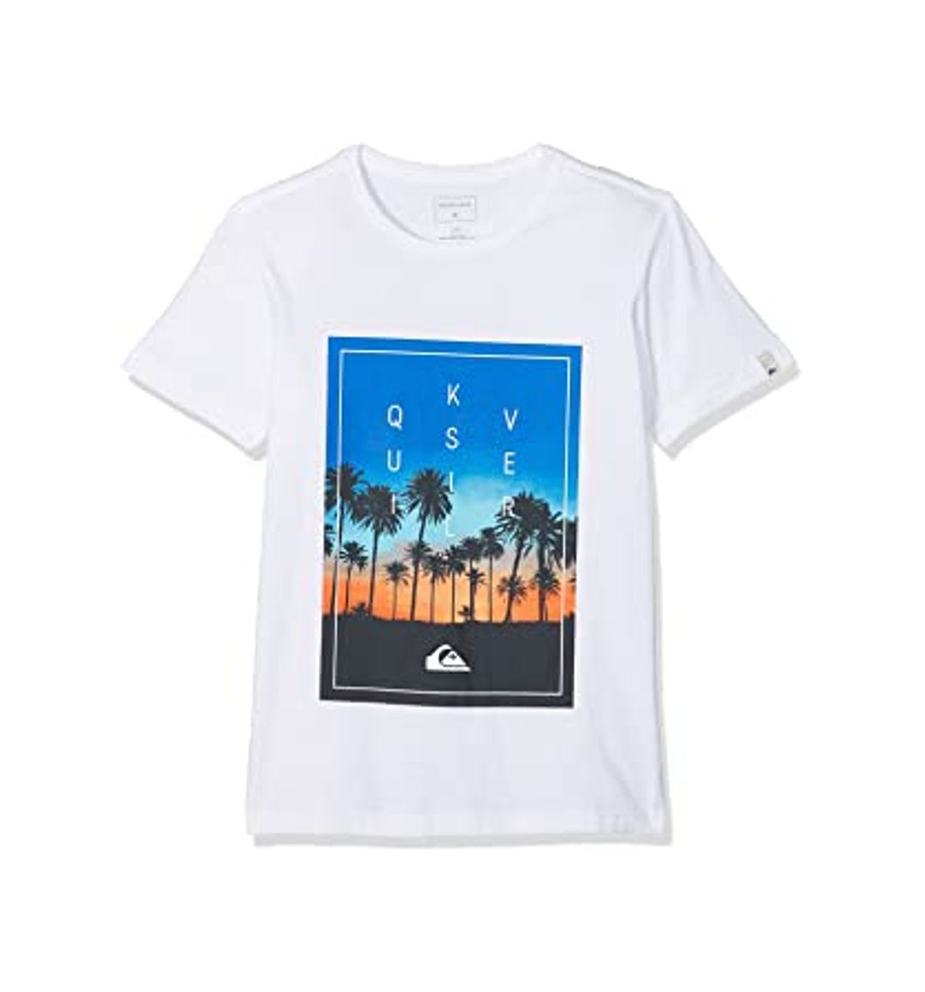 Moda Quiksilver Classic Hulu Pena Camiseta, Niños, Azul