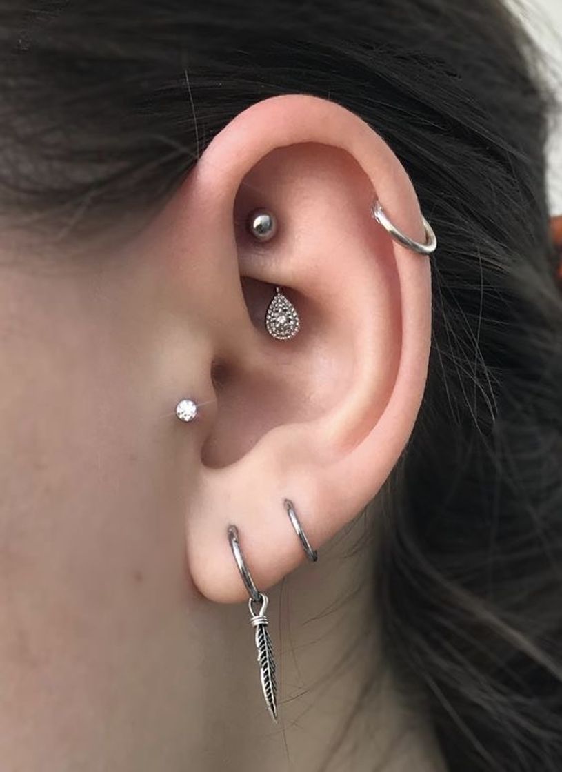 Moda inspiração piercing