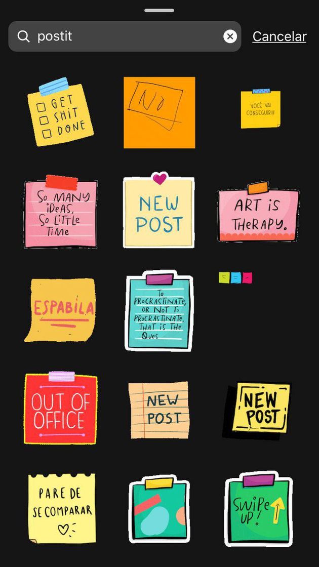 Social Gif postit