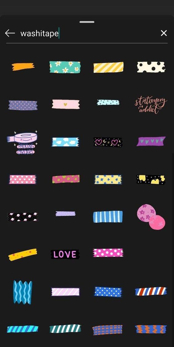 Social Gif Washitape