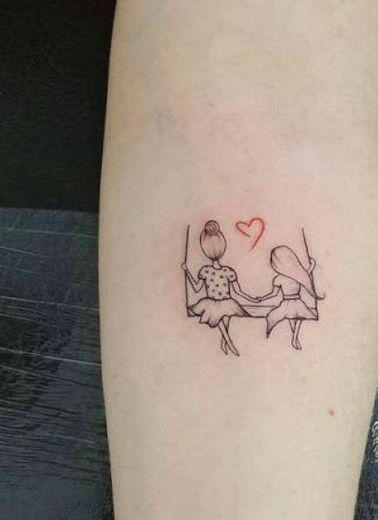 Tattoo com melhor amiga
