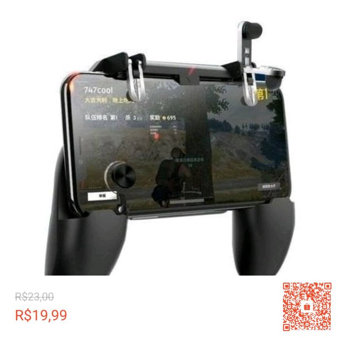 Social Controle gamer para celular