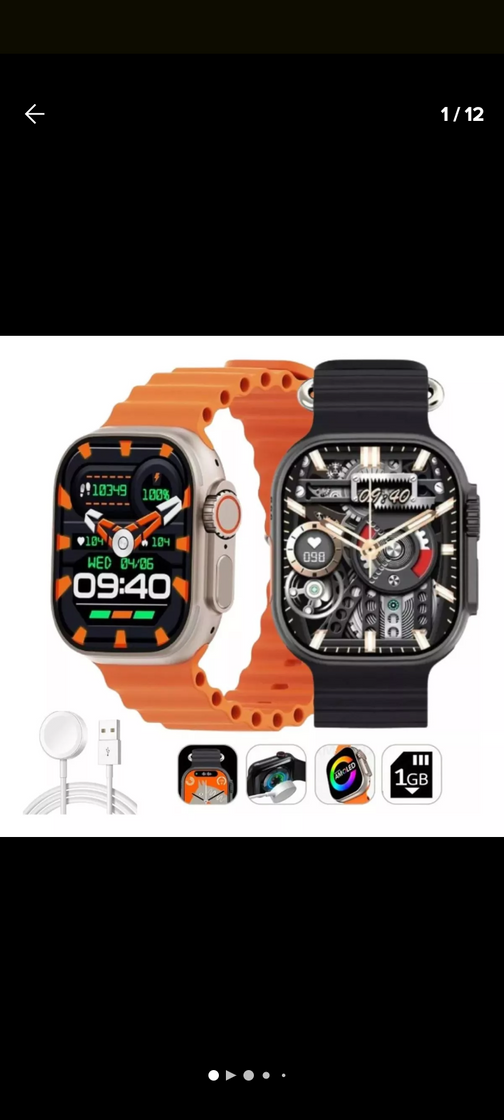 Social Relógio smartwatch w69 ultra série 9 Android
