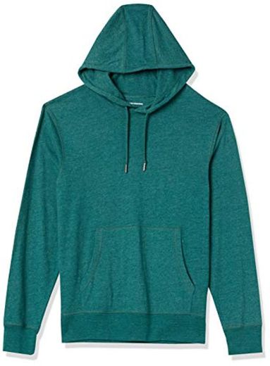 Amazon Essentials Lightweight Jersey Pullover Hoodie Fashion, Verde Bosque, US M