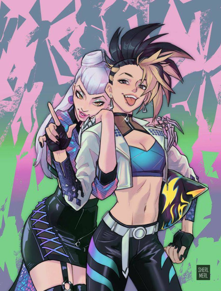 Fashion Akali and Evelynn (KDA)