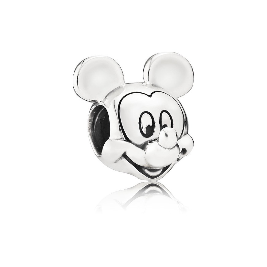 Moda Charm en plata de ley Retrato Mickey