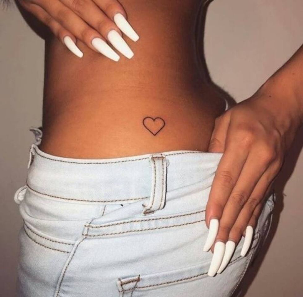 Fashion Tatuagem coração