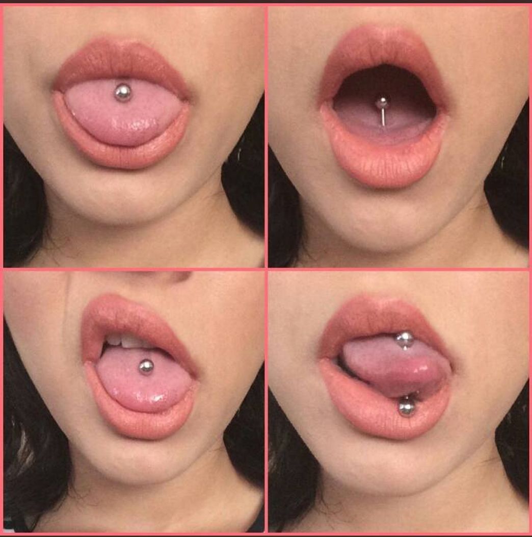 Moda Piercing língua 👅