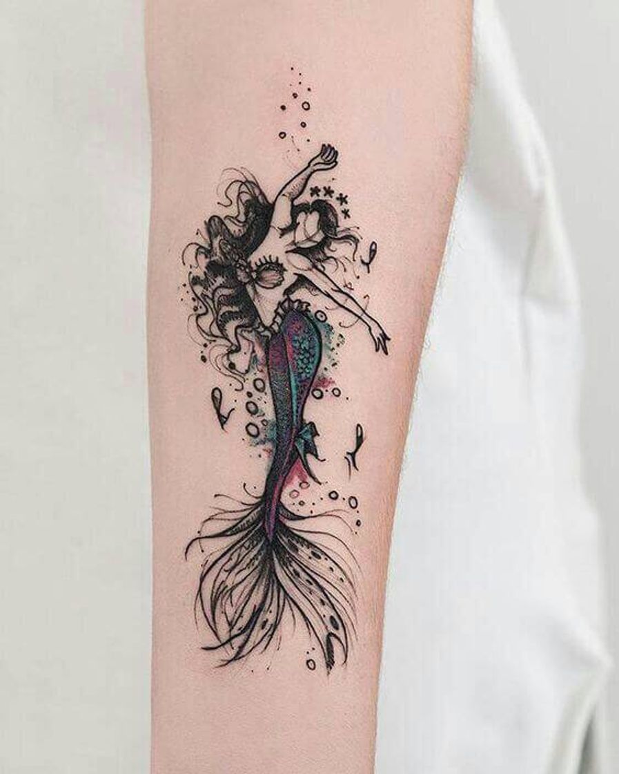 Moda Tatuagem sereia