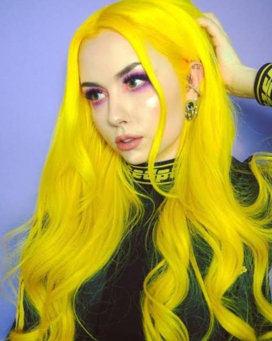 Moda Cabelo amarelo